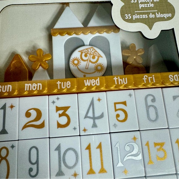 NWT. Disney Calendar - It's A Small World Block Puzzle. LMK - Picture 9 of 11